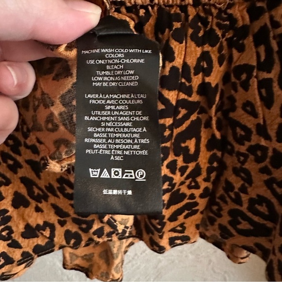 SOLD Urban Outfitters UO Ava Heart Print Smocked Blouse Size M - Picture 10 of 10